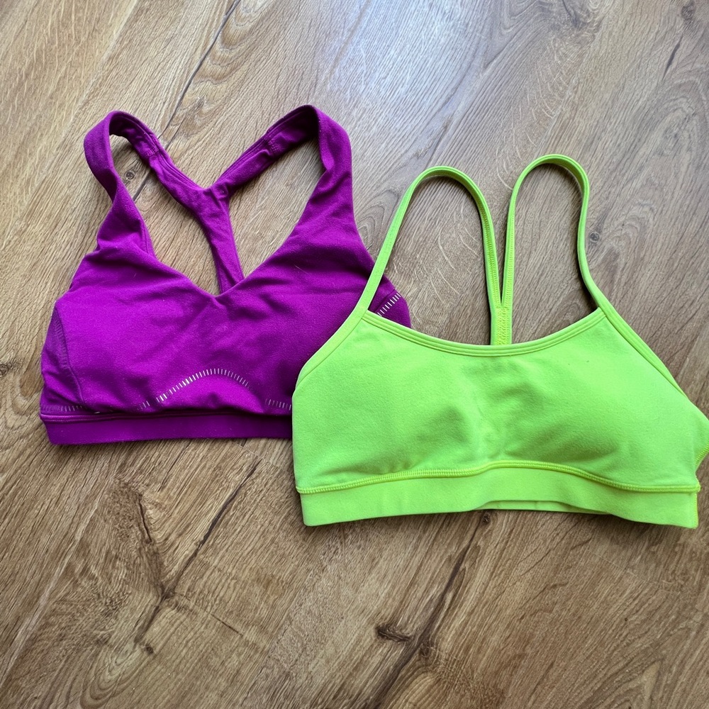 (2) Lululemon sports bras